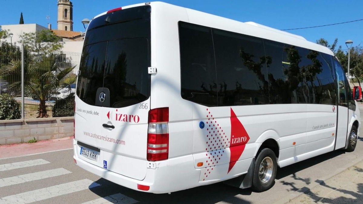 Un bus urbà de la Bisbal del Penedès.