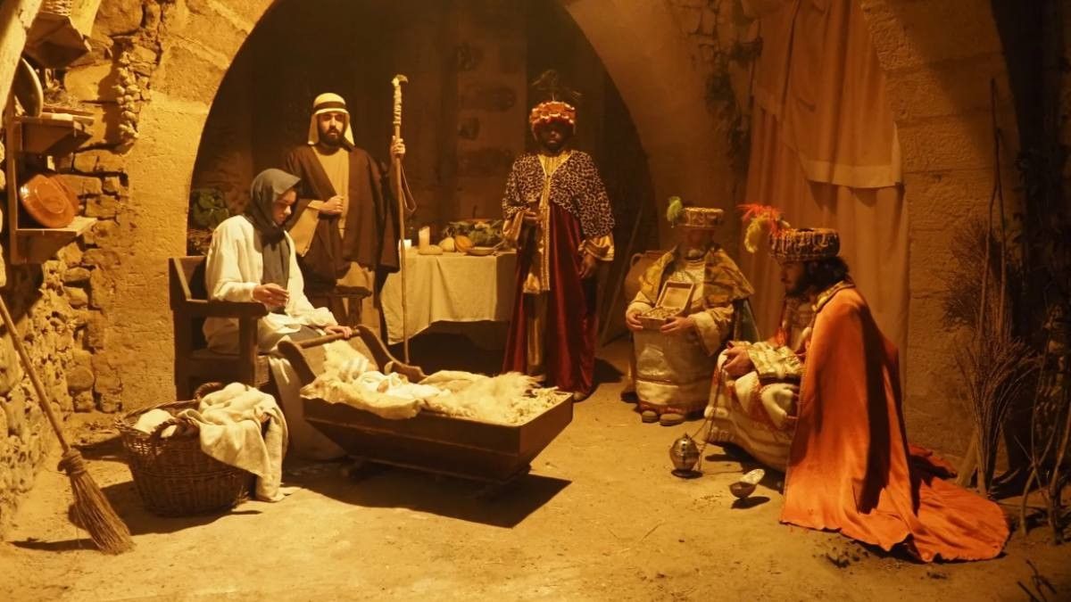 Imatge d'una edició anterior del Pessebre Vivent de l'Espluga