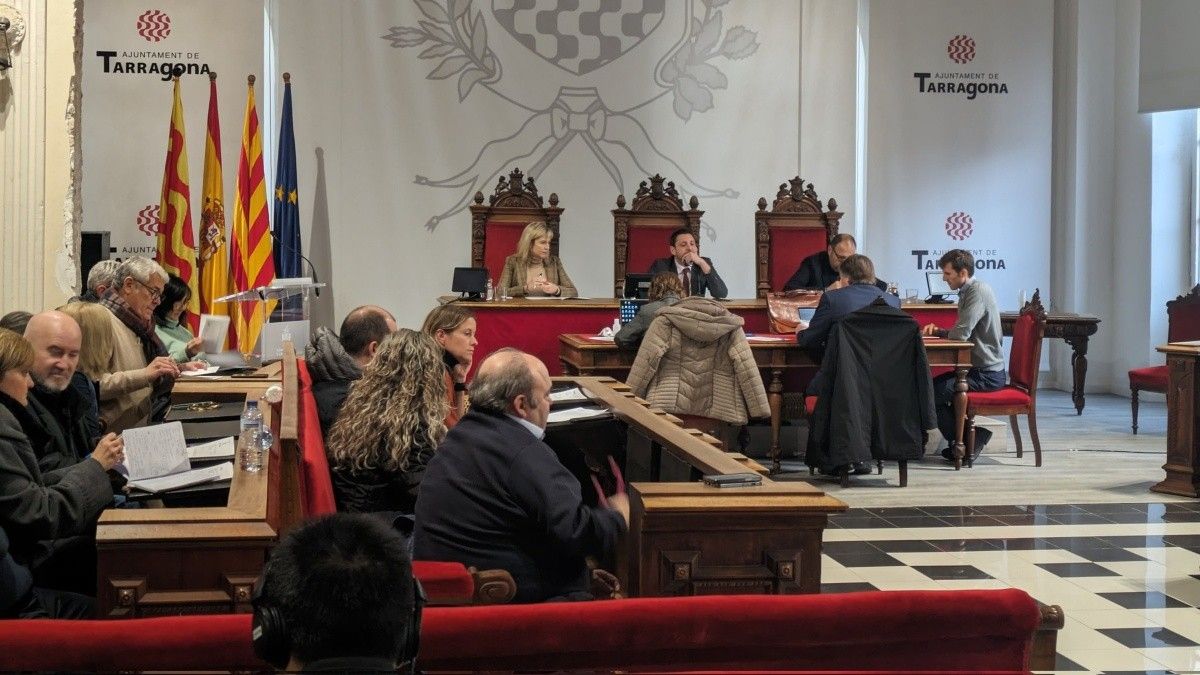 El consell plenari de l'Ajuntament de Tarragona s'ha celebrat aquest dijous 28 de desembre.