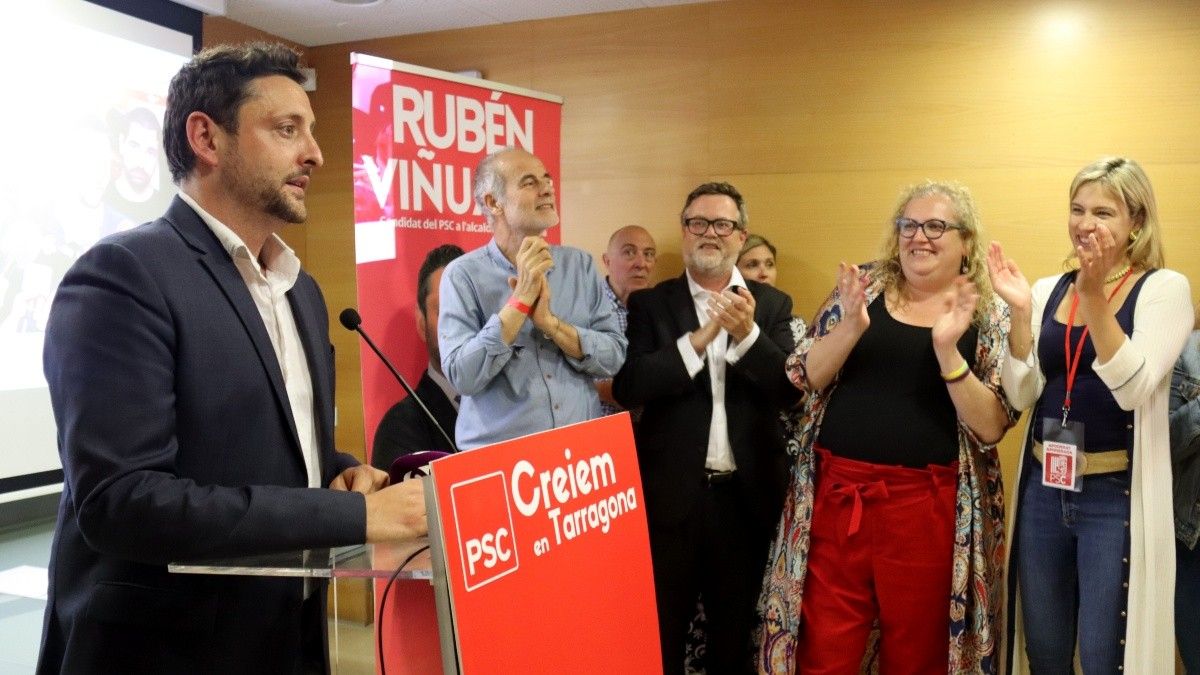 Rubén Viñuales va ser el gran guanyador de les eleccions municipals d'aquest diumenge a Tarragona.