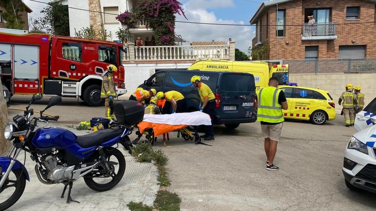 La topada va involucrar una moto i una furgoneta.