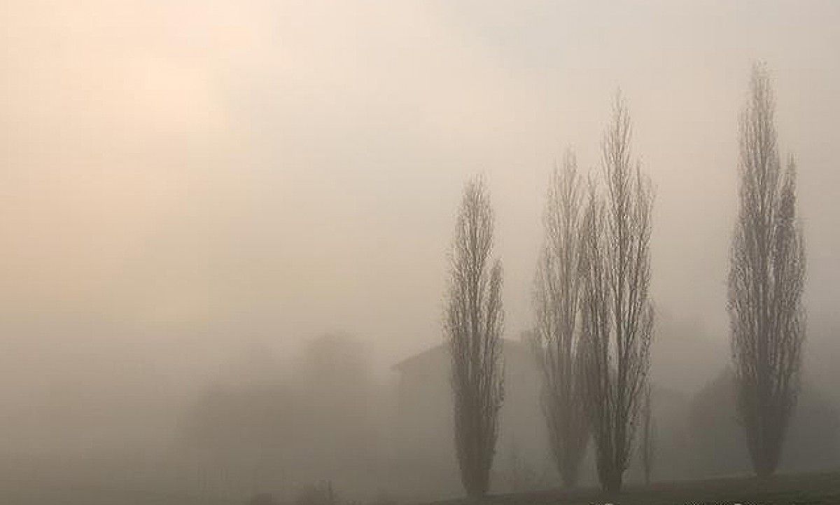 Imatge d'arxiu d'un paisatge amb boira