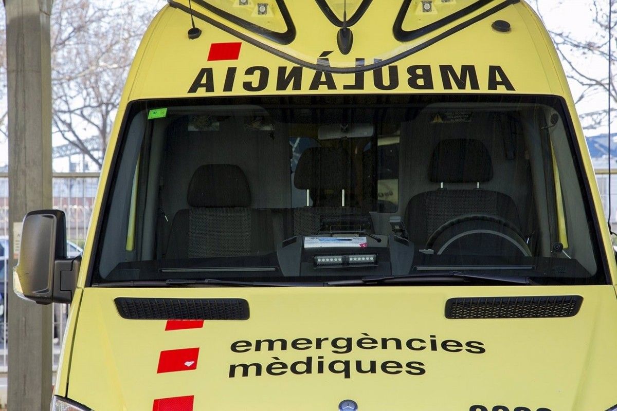Imatge d'arxiu d'una ambulància.