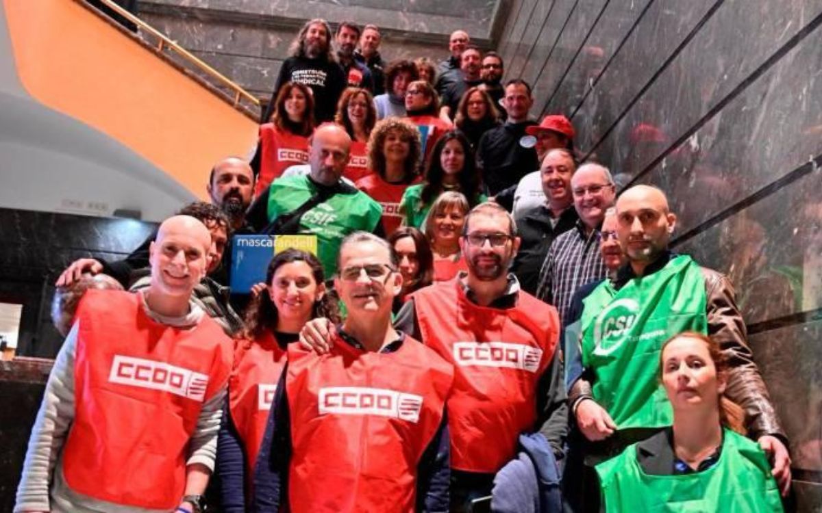 Membres de CCOO i CSIF s'han personat en el ple de l'Ajuntament de Reus en diverses ocasions