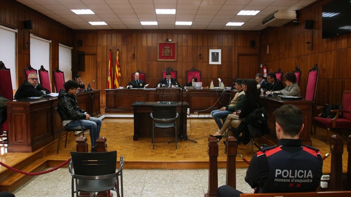 Imatge de la sala de l'Audiència de Tarragona on se celebra el judici.