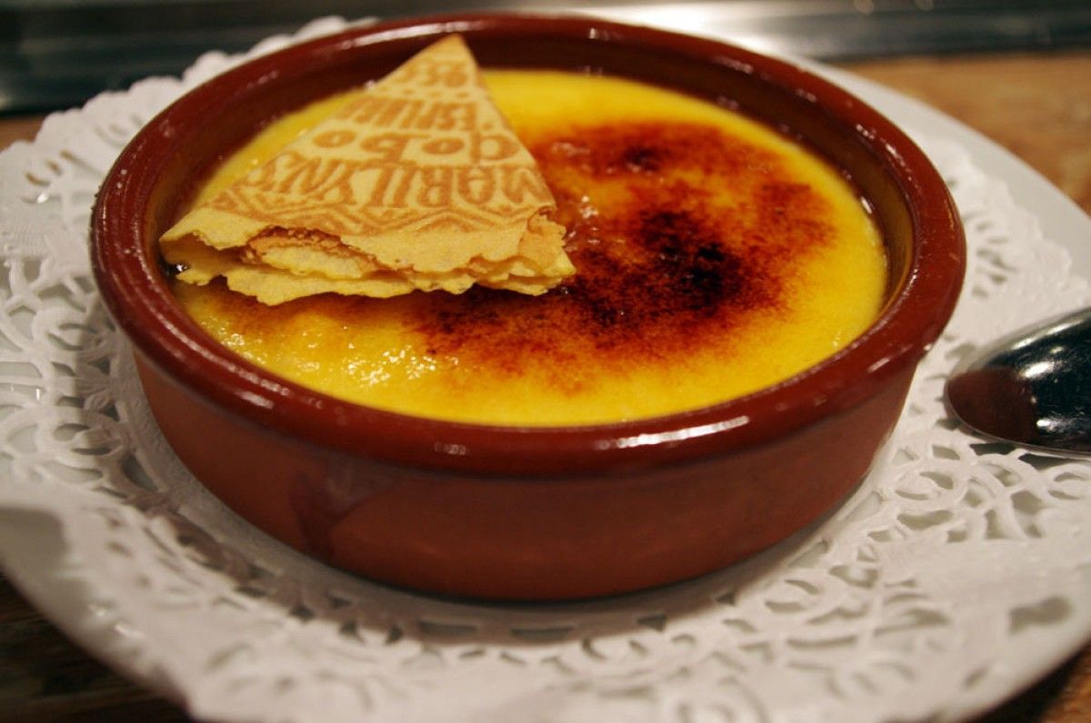 El dia de Sant Josep és tradició menjar una bona crema catalana 