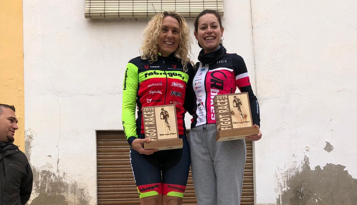 Rosa Muixi i Bàrbara López, guanyadores del circuit llarg i curt de la Figot Race.