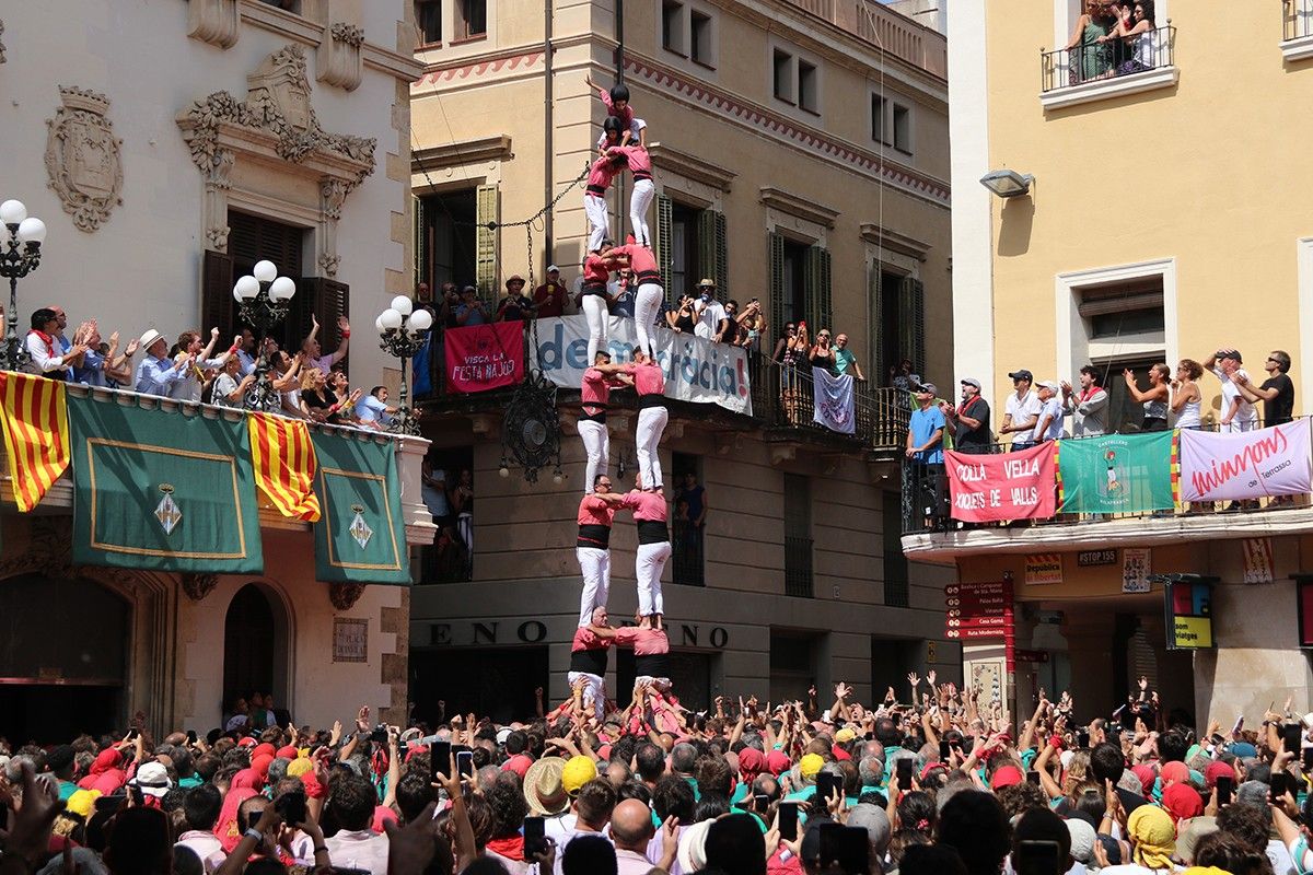 Imatge de la diada castellera de Sant Fèlix