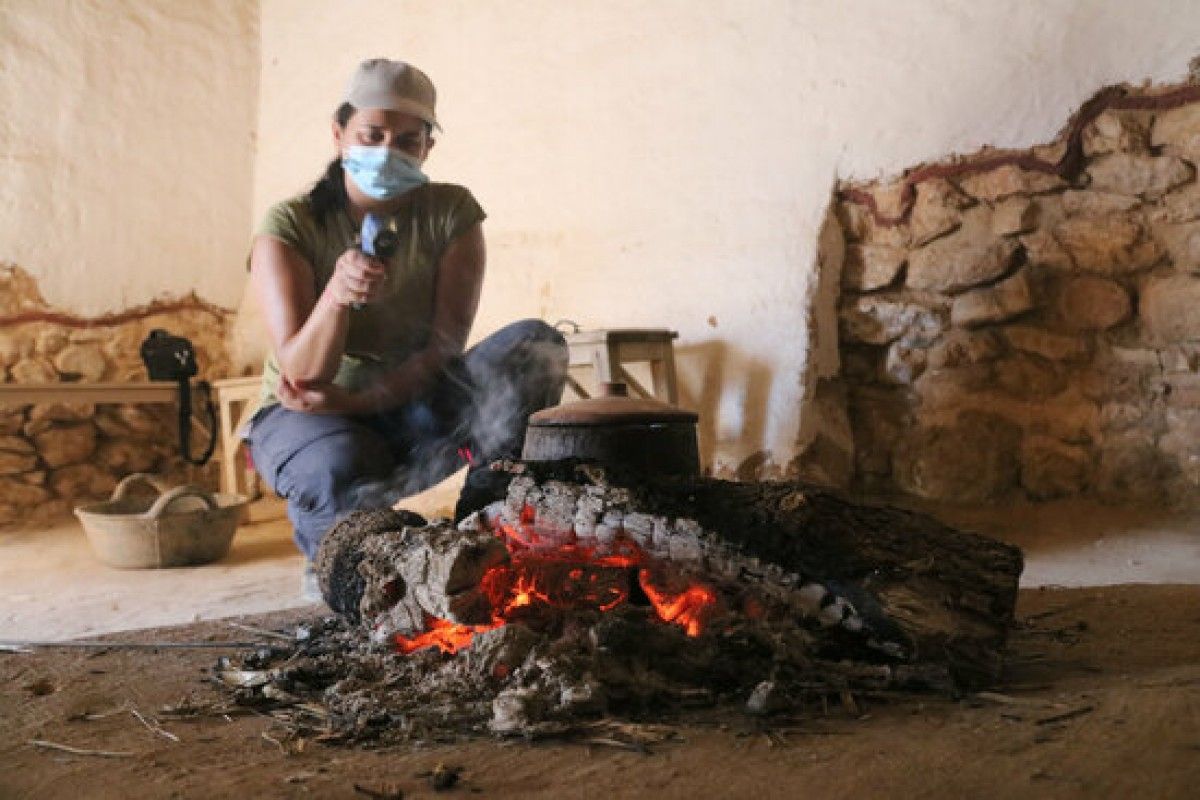 Recreació de la llar de foc