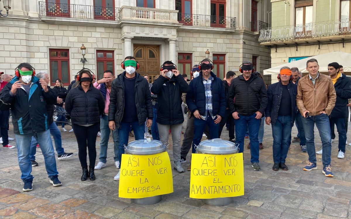 El comitè d'empresa ha fet diverses accions de protesta en els últims mesos