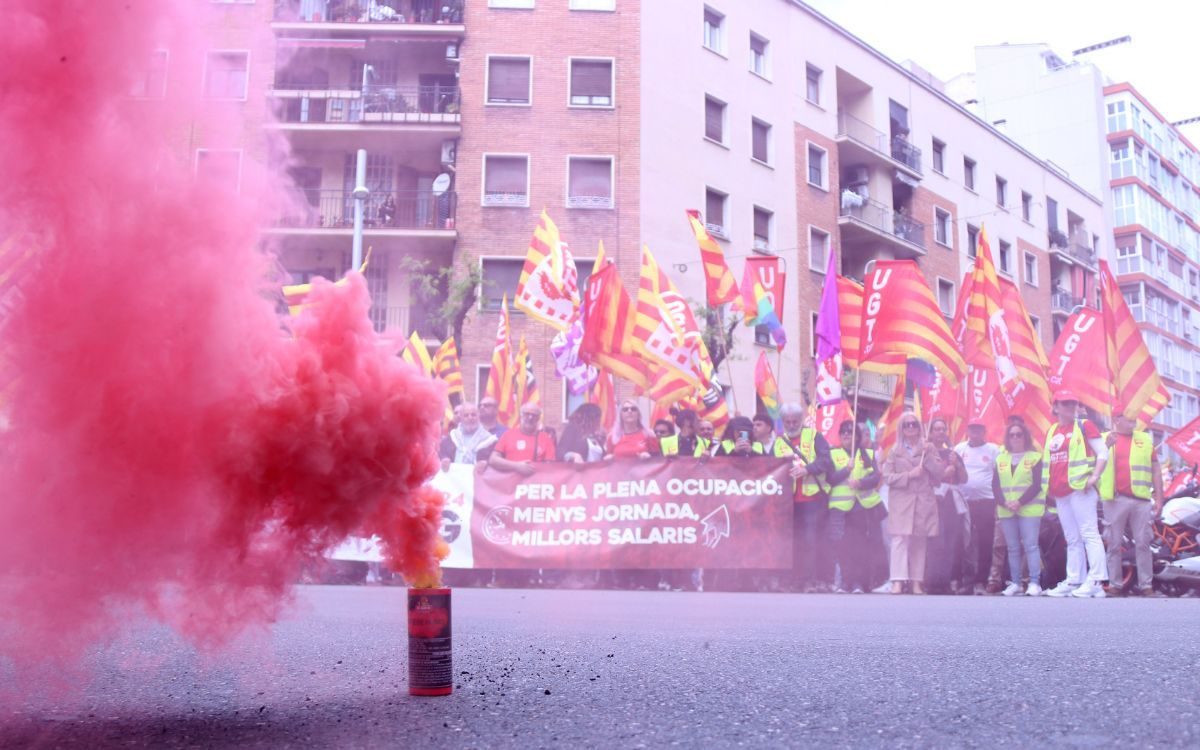 Tarragona ha centralitzat les protestes per l'1 de maig.