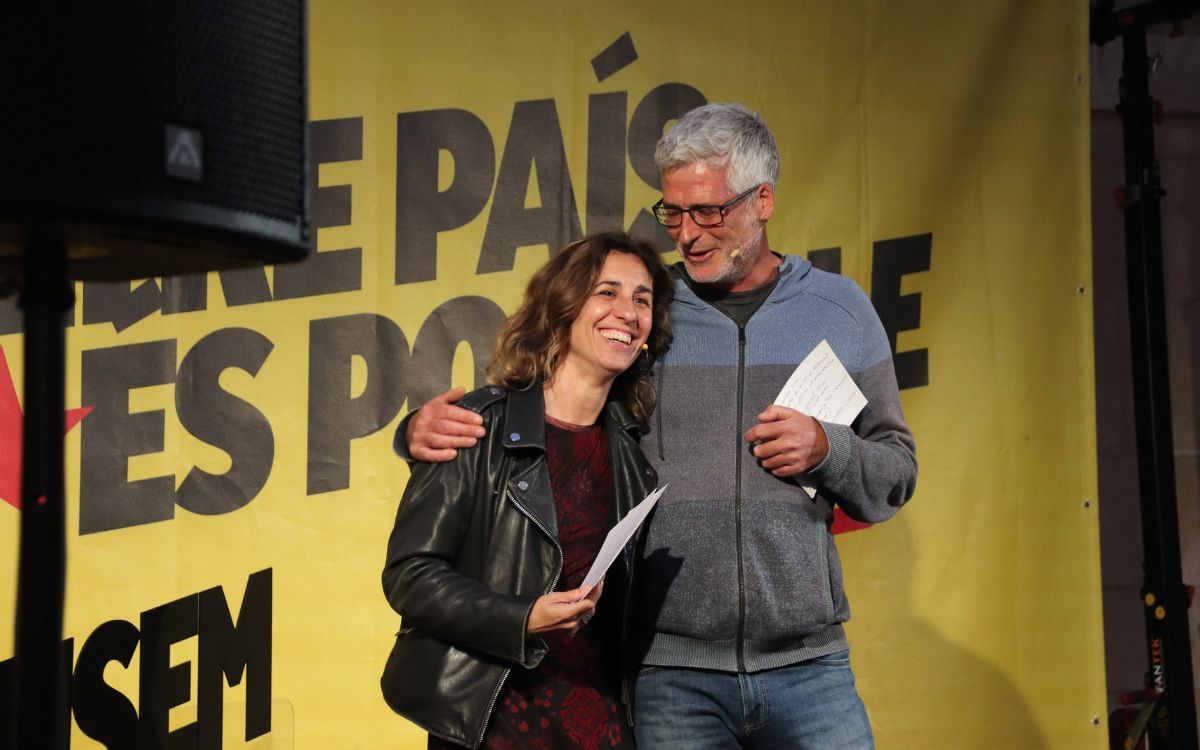Estrada, candidata al Parlament, i Sergi Saladié, número 1 de la llista per Tarragona