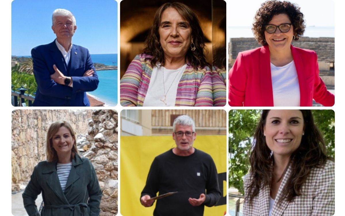 Els candidats de Tarragona dels partits amb representació actual al Parlament.