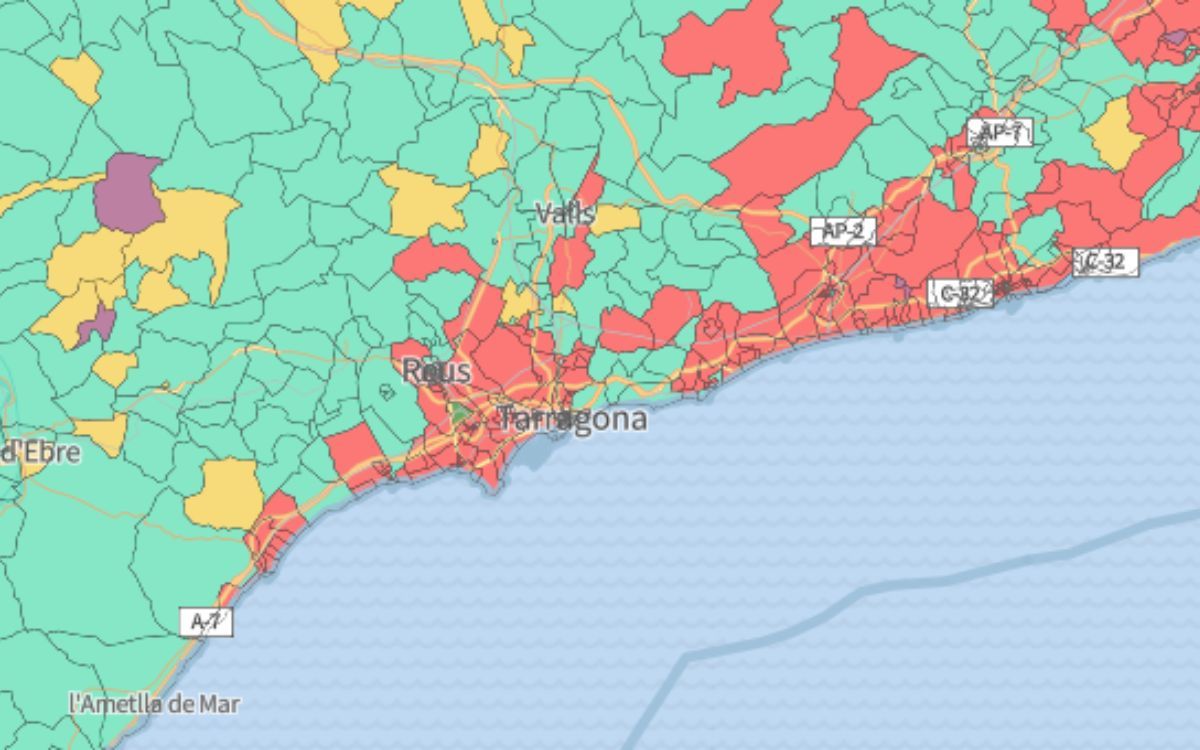 El mapa que mostra la força més votada el 12-M, carrer a carrer.