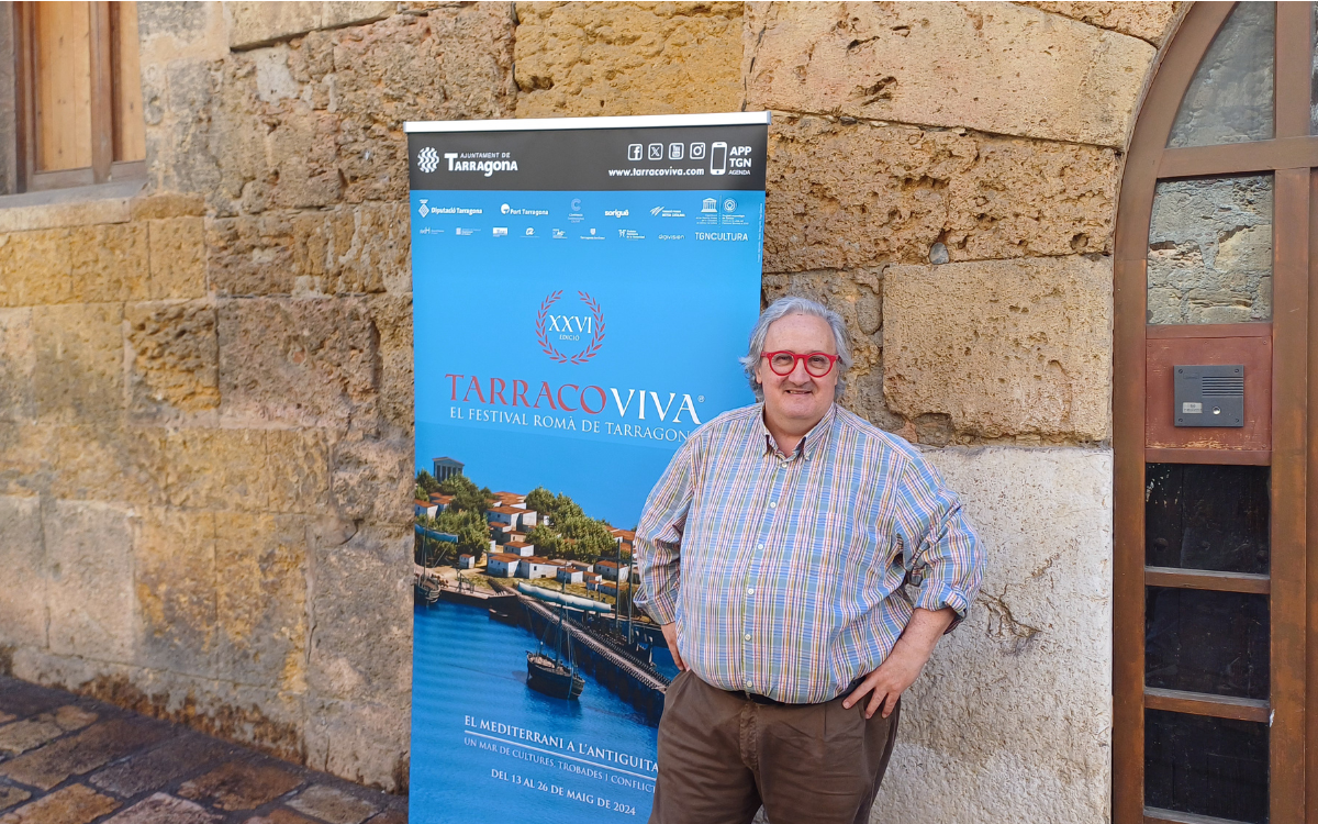 Magí Seritjol és el director del festival Tarraco Viva.