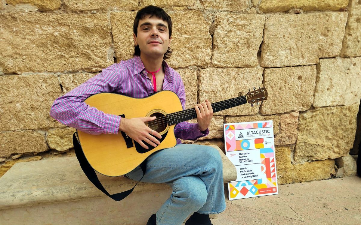 Eloi Duran és un dels artistes del territori que actuaran al Festival Altacústic.