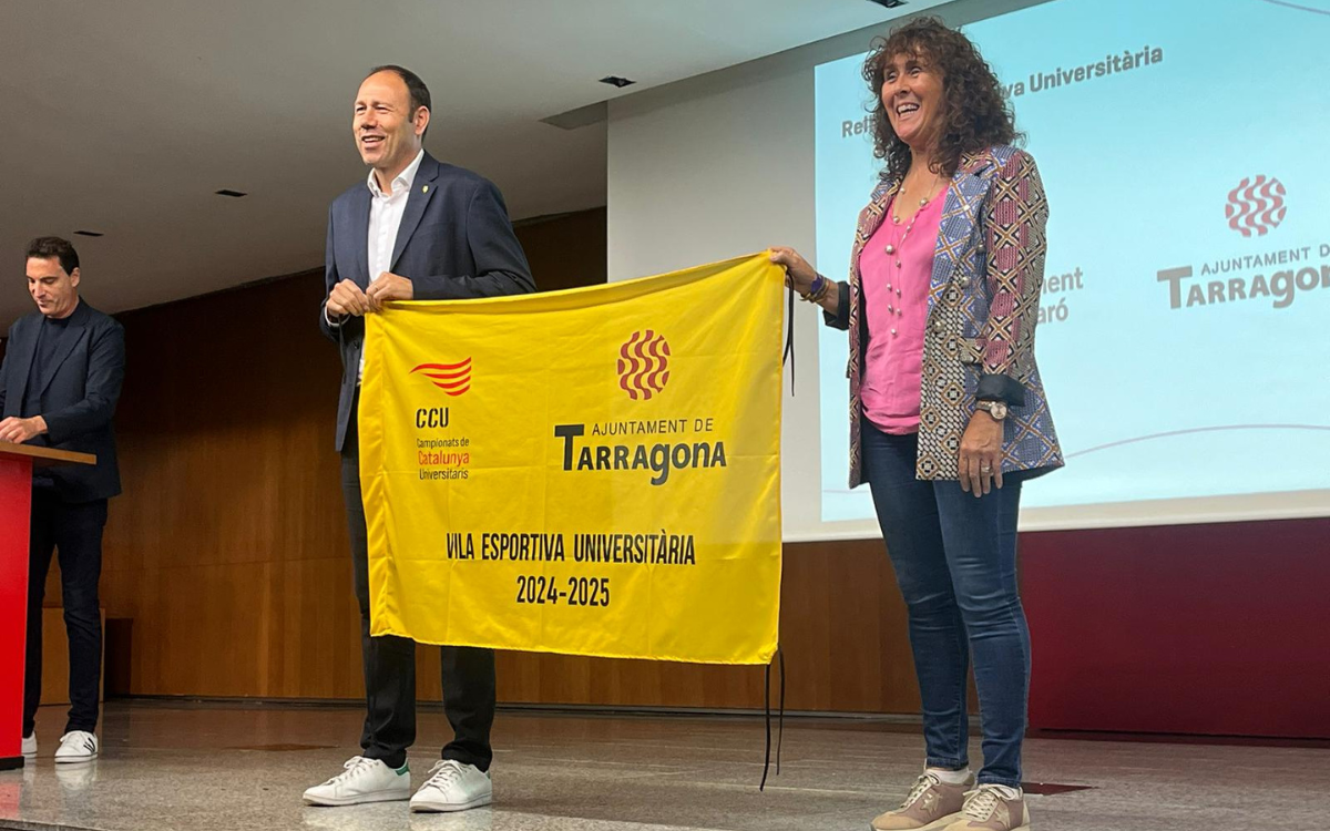 Berni Álvarez ha rebut la bandera dels Campionats de Catalunya Universitaris 2025 aquest dijous a Barcelona.