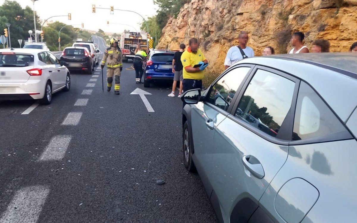 El jove va provocar un accident a l'N-340, a Cala Romana.