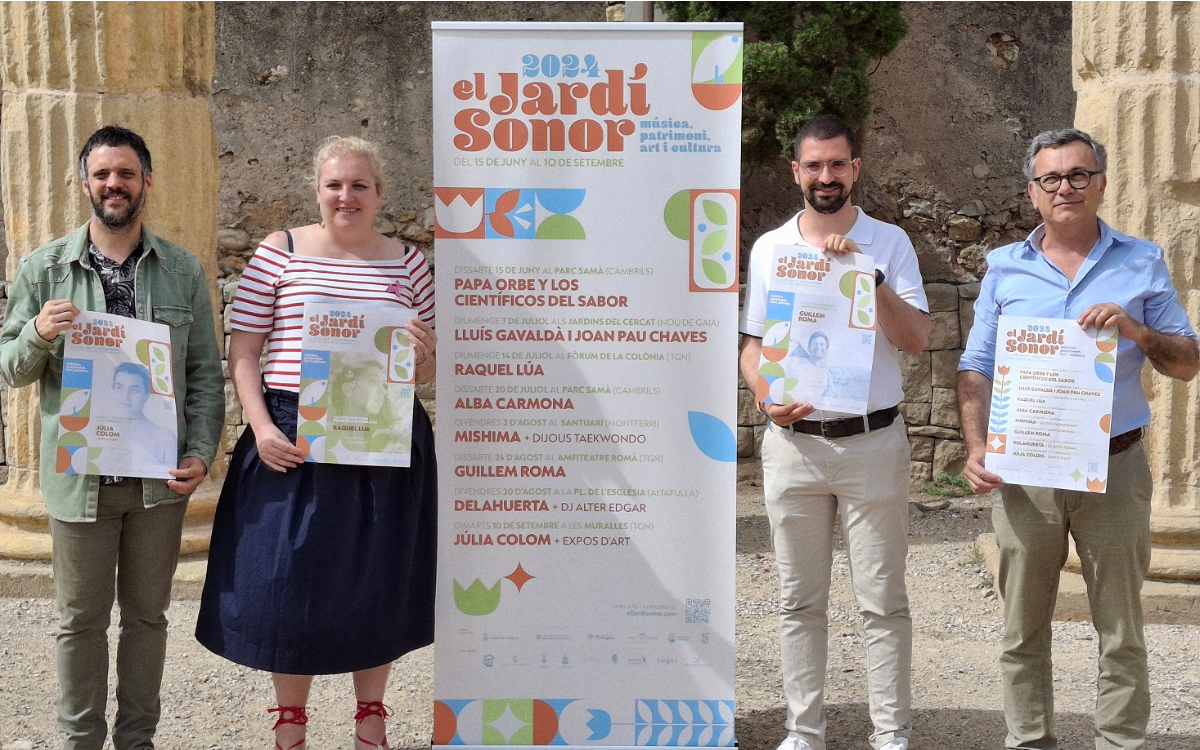 La presentació del festival 'El Jardí Sonor' s'ha fet al Fòrum de la Colònia de Tarragona.