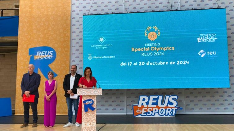 special olympics meeting reus presentacio 2024 sandra perez nacio
