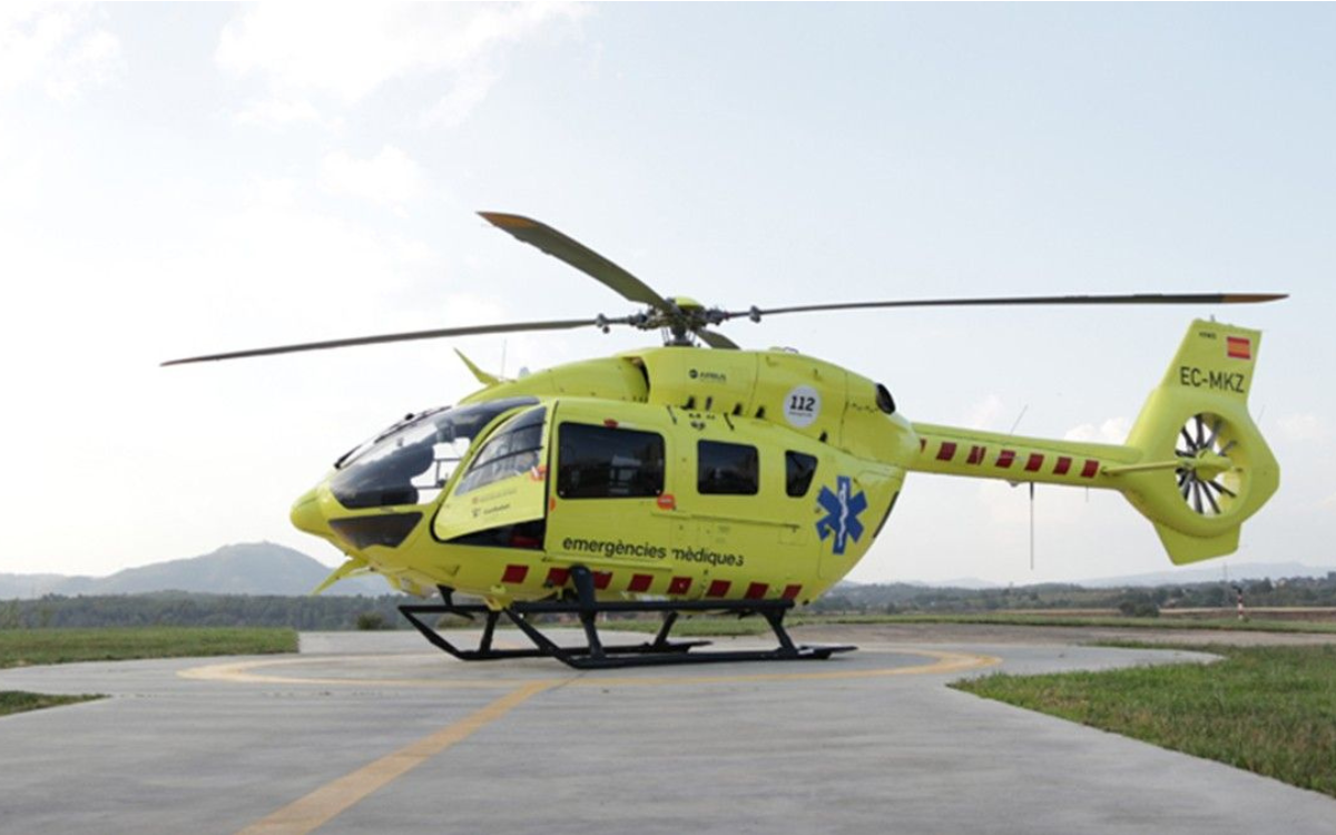 Els ferits han estat traslladats en l'helicòpter medicalitzat del SEM.