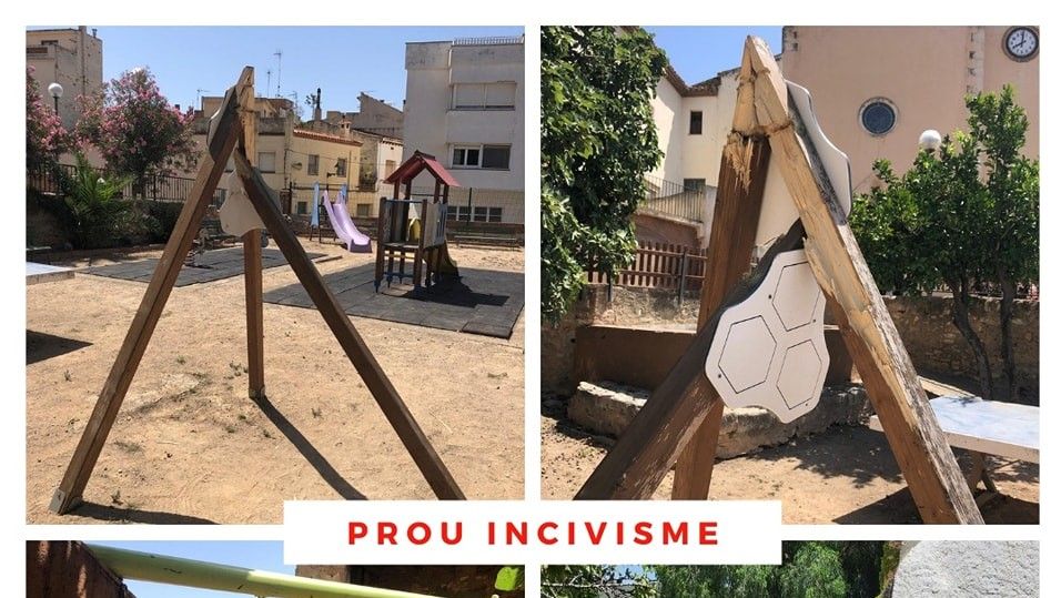 Bretolades al parc infantil