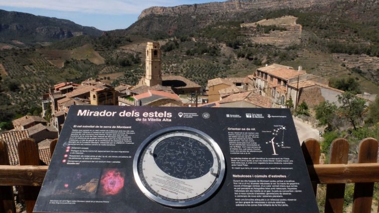 mirador astronomic vilella alta parc natural montsant nacio