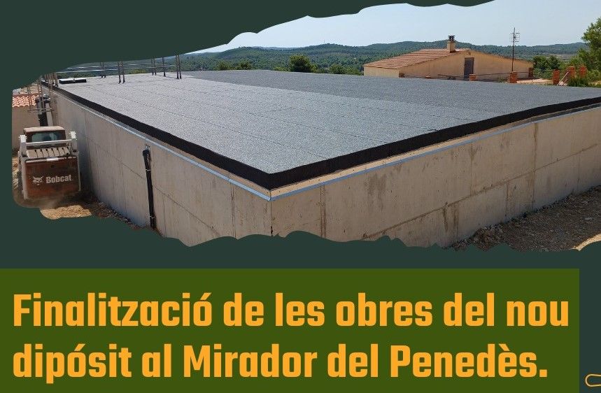 El nou dipòsit del Mirador