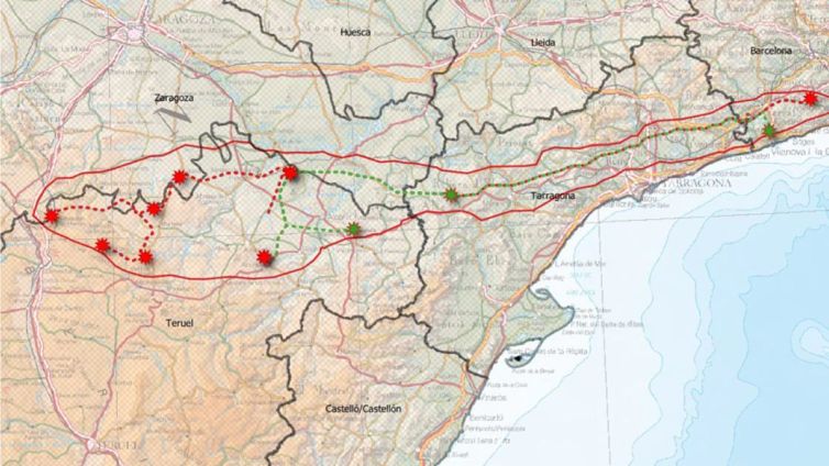 mapa tracat mat camp tarragona terres ebre prioritat nacio