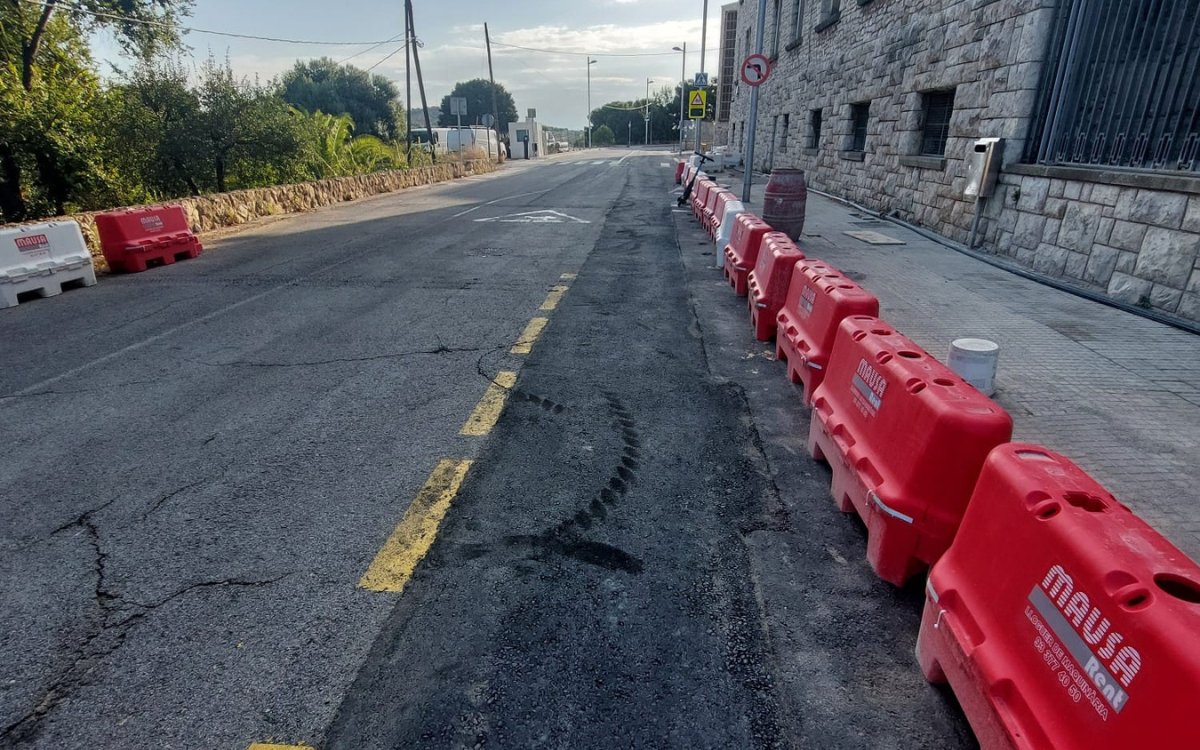 Ematsa està executant les obres de renovació i nou traçat de les canonades principals d'abastament de l'entorn de la Part Alta.