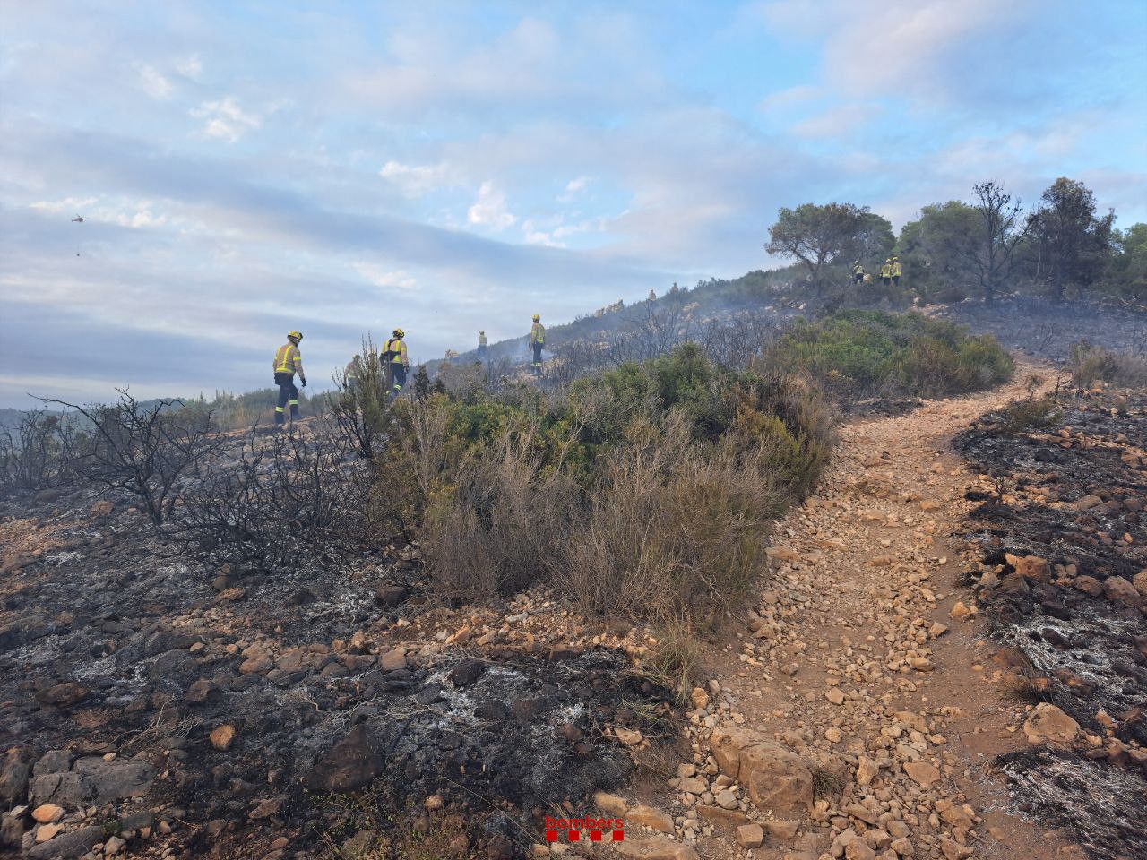 L'incendi del Mas de la Mel