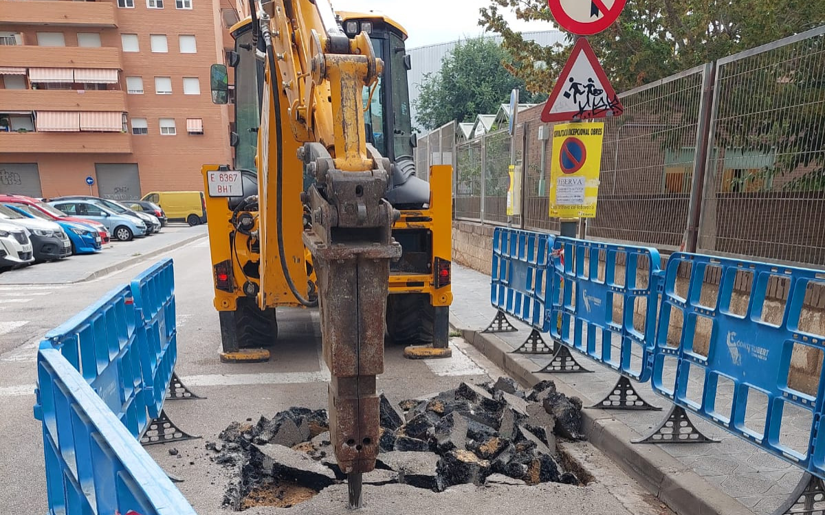 Les prospeccions arqueològiques s'estan fent al carrer Xavier Montsalvatge.