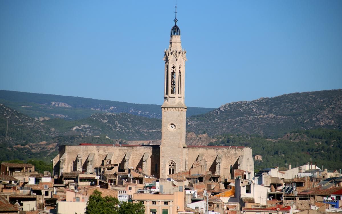 Imatge del campanar de Sant Joan de Valls