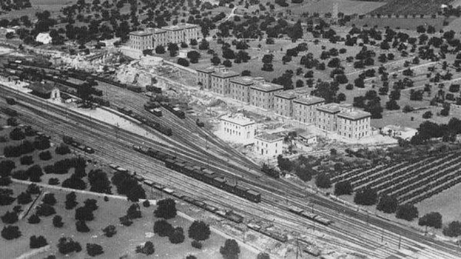 Vista aèria de la colònia de l'any 1929