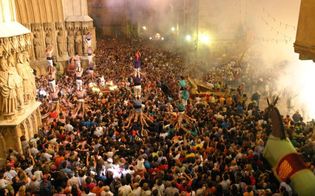 El moment culminant de la jornada del 23 de setembre és l'Entrada del Braç de Santa Tecla.