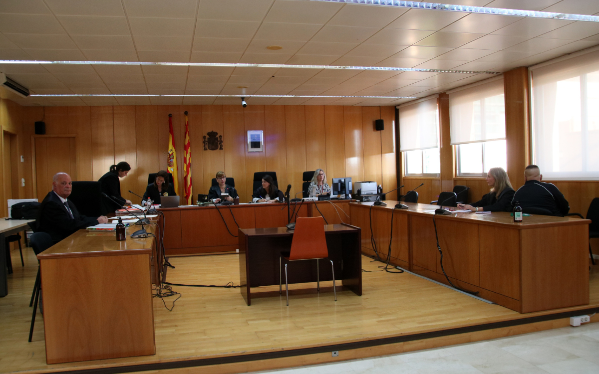 Imatge de la sala de l'Audiència Provincial de Tarragona on ha començat el judici aquest dijous 26 de setembre.