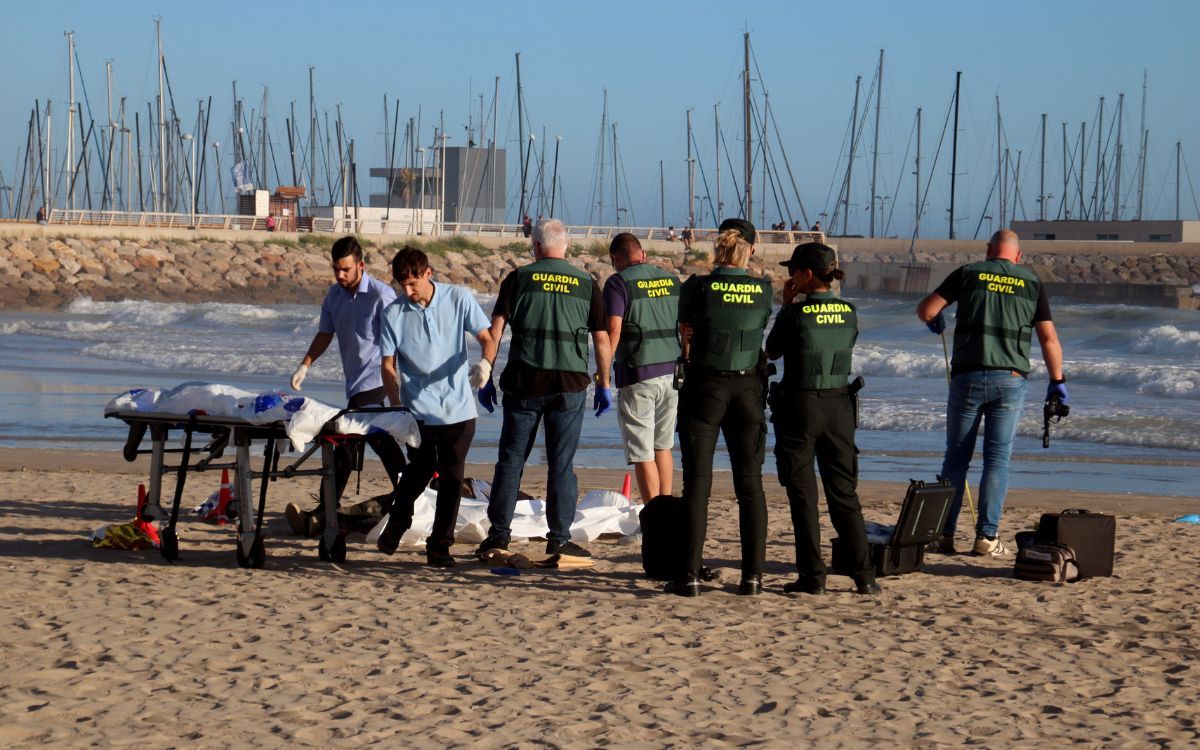 El cadàver ha aparegut surant al mar a la zona de Mas Mel.