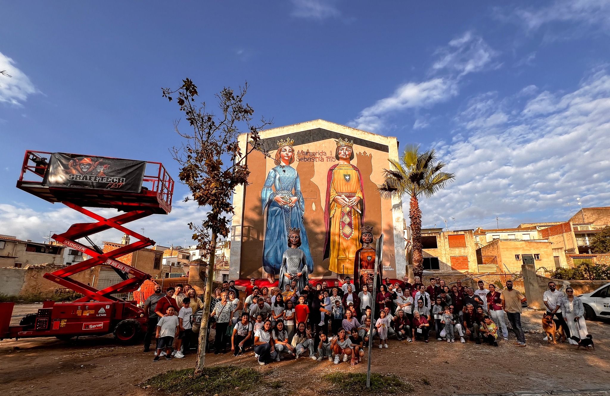 La pintura mural dels gegants, 