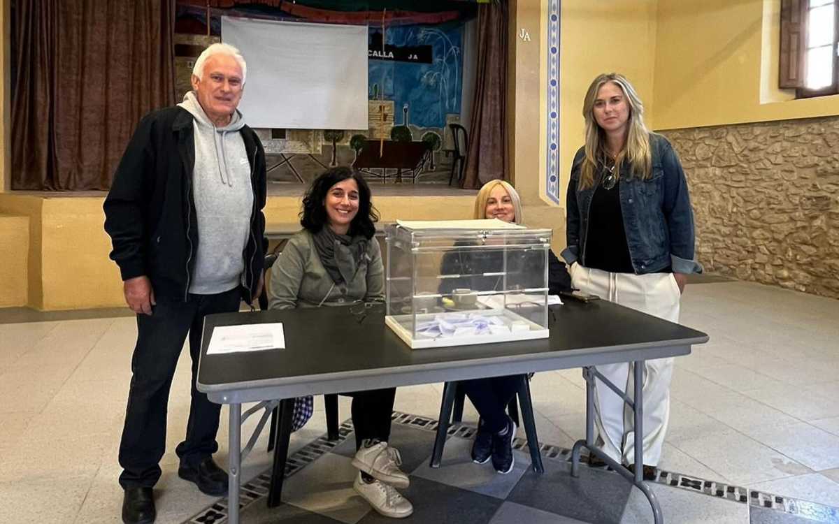 Imatge de les votacions a la Guàrdia dels Prats