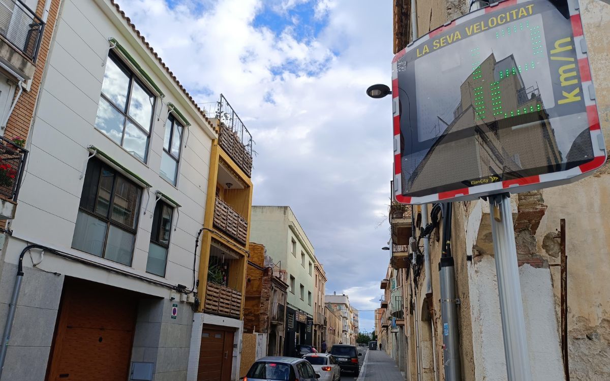 Un radar pedagògic avisarà els conductors de la velocitat a què circulen