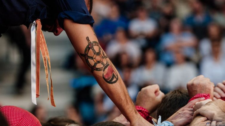 Els Xiquets del Serrallo volen recuperar els ànims fent un bon concurs. Fotografia: Laia Solanellas