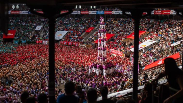 colla moixiganguers igualada concurs castells 2024 laia solanellas nacio