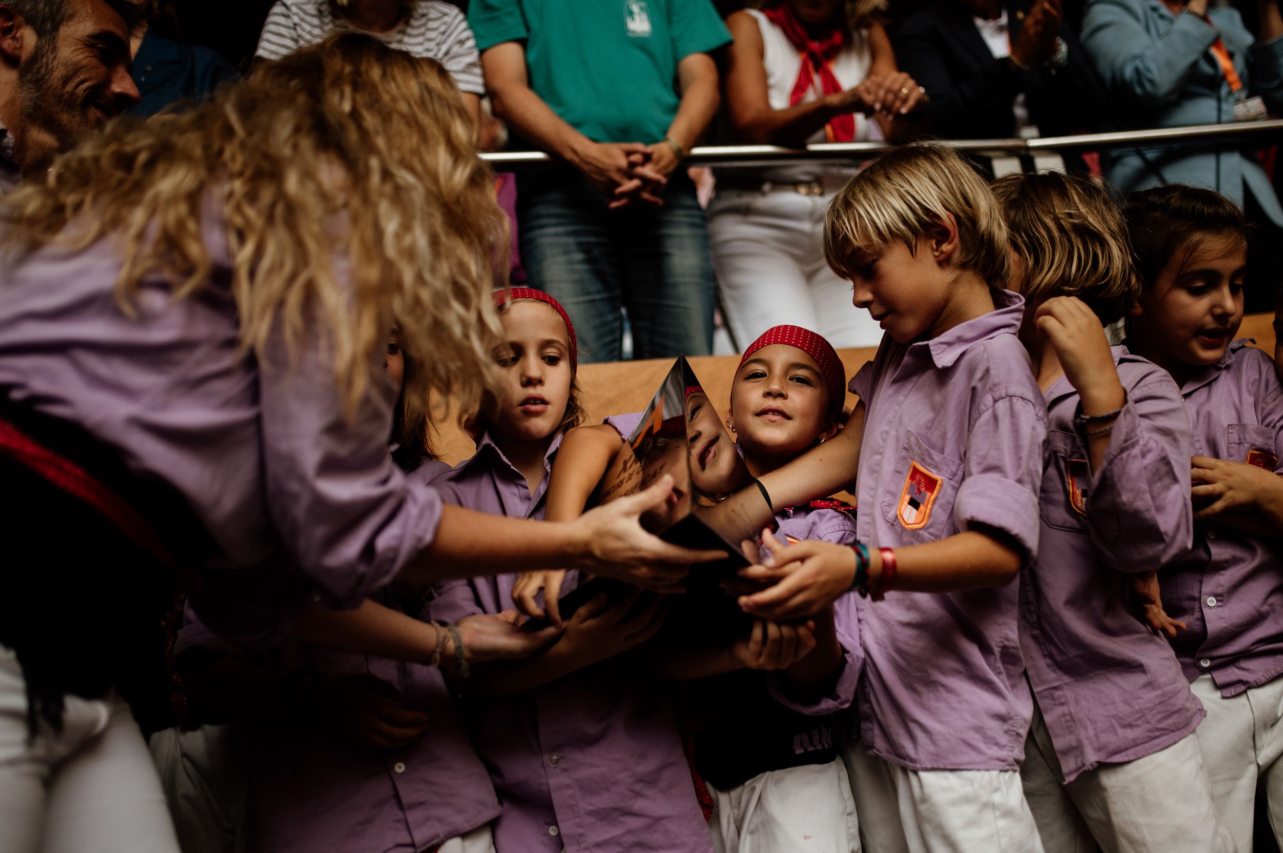 Les millors imatges de la jornada de diumenge del Concurs de Castells 2024