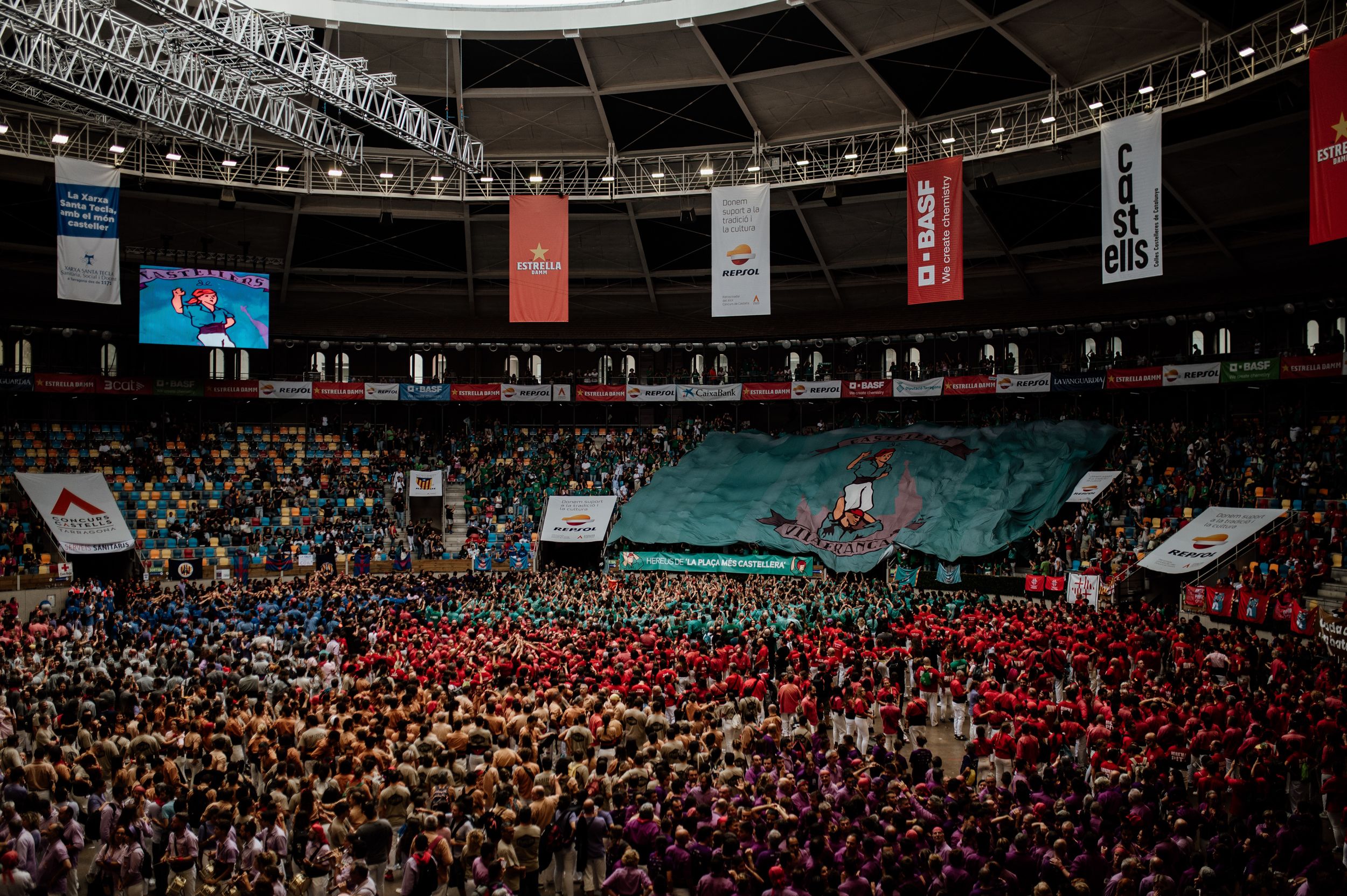 Les millors imatges de la jornada de diumenge del Concurs de Castells 2024