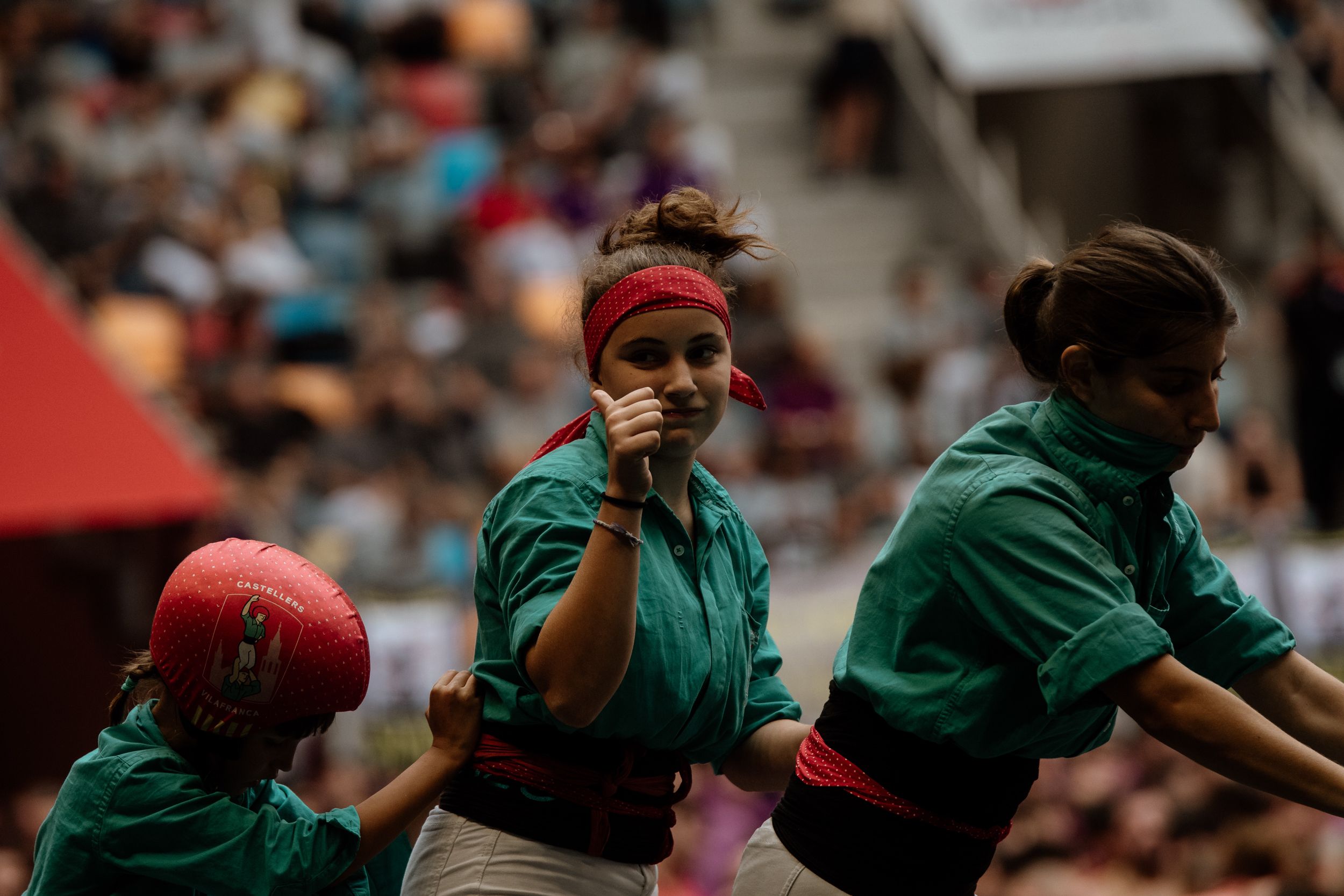 Les millors imatges de la jornada de diumenge del Concurs de Castells 2024