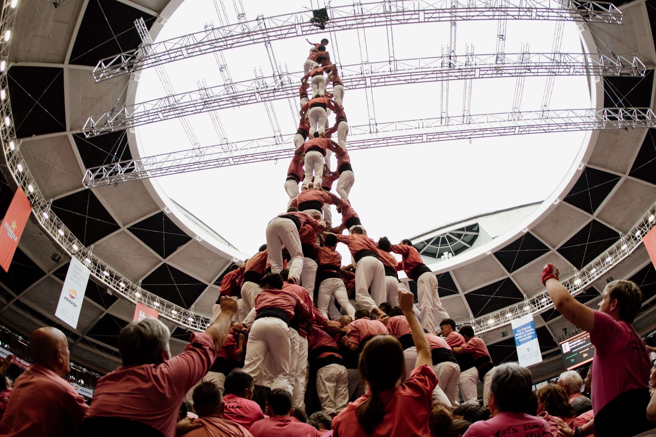 Les millors imatges de la jornada de diumenge del Concurs de Castells 2024