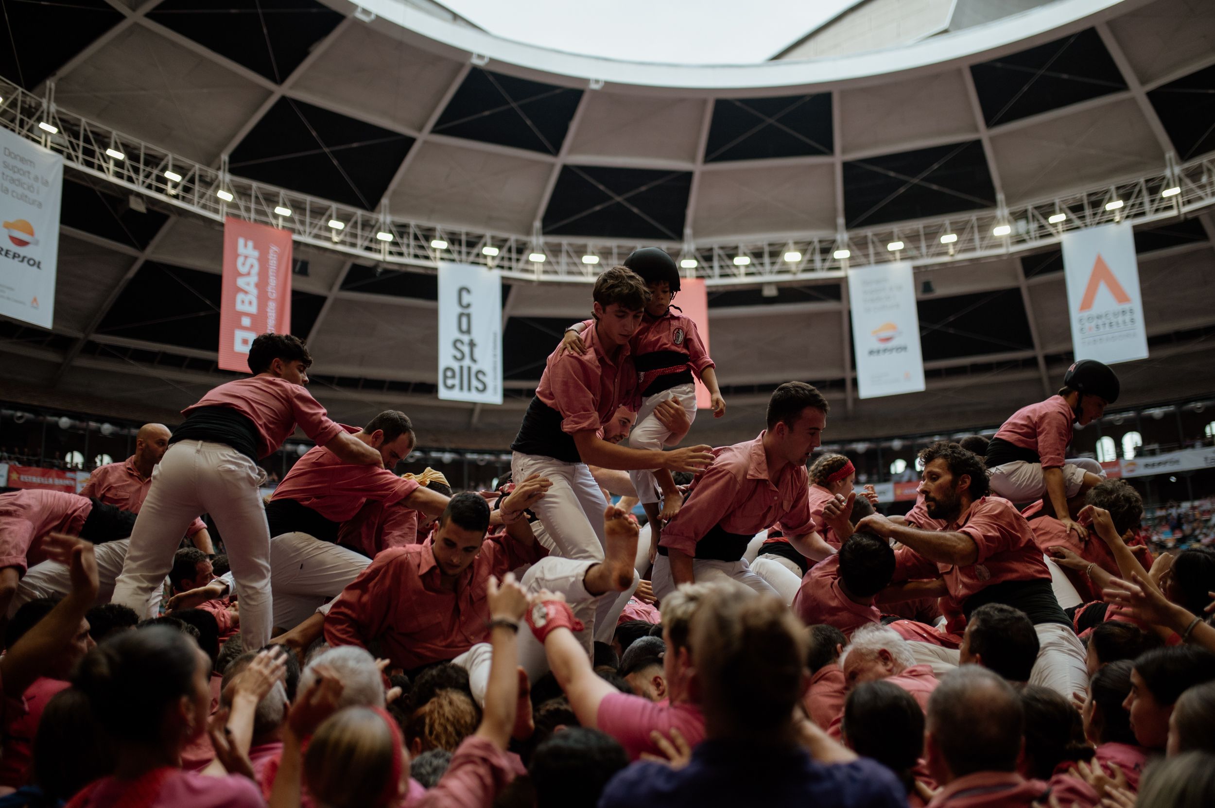 Les millors imatges de la jornada de diumenge del Concurs de Castells 2024