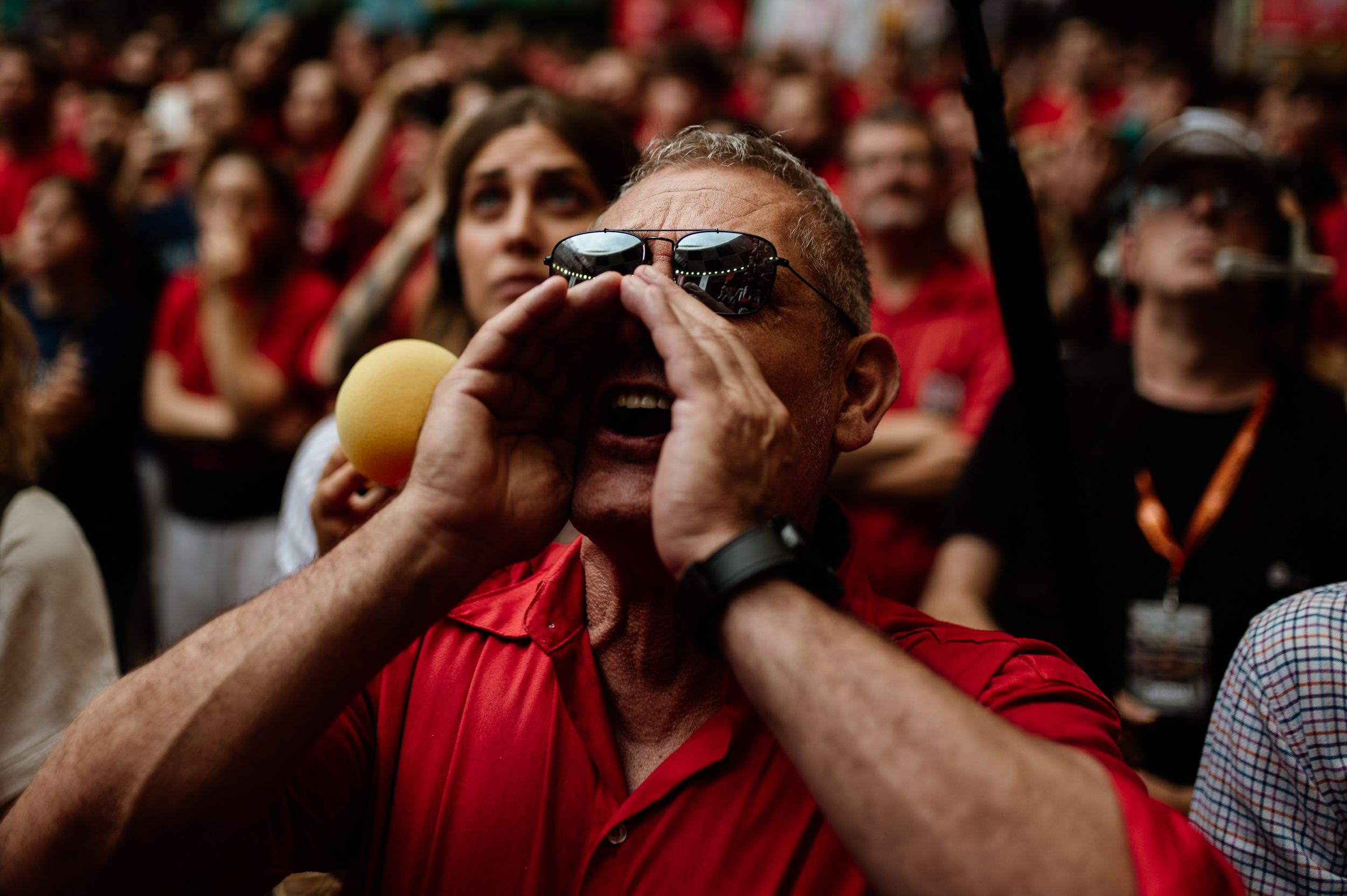 Les millors imatges de la jornada de diumenge del Concurs de Castells 2024