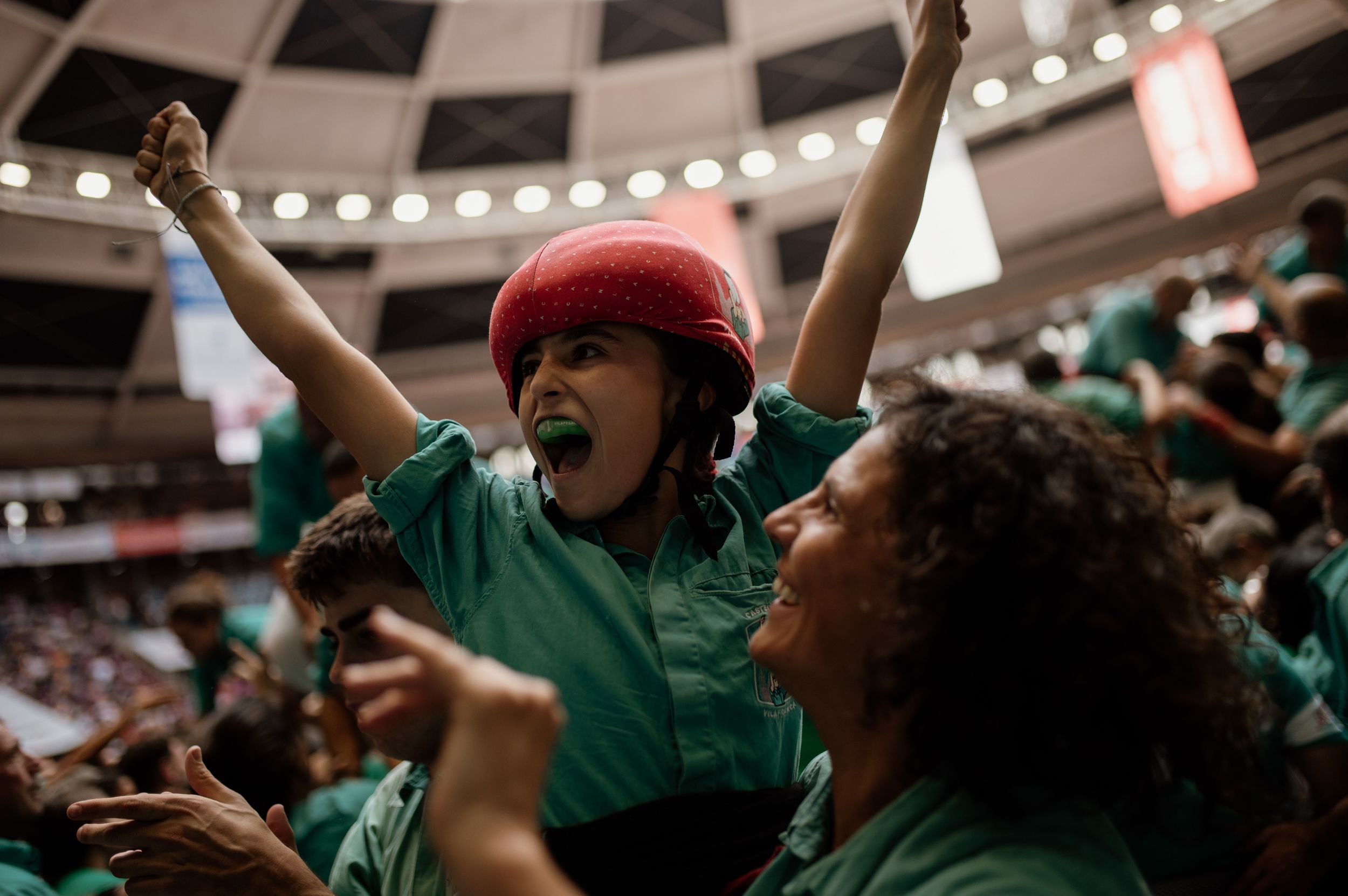 Les millors imatges de la jornada de diumenge del Concurs de Castells 2024