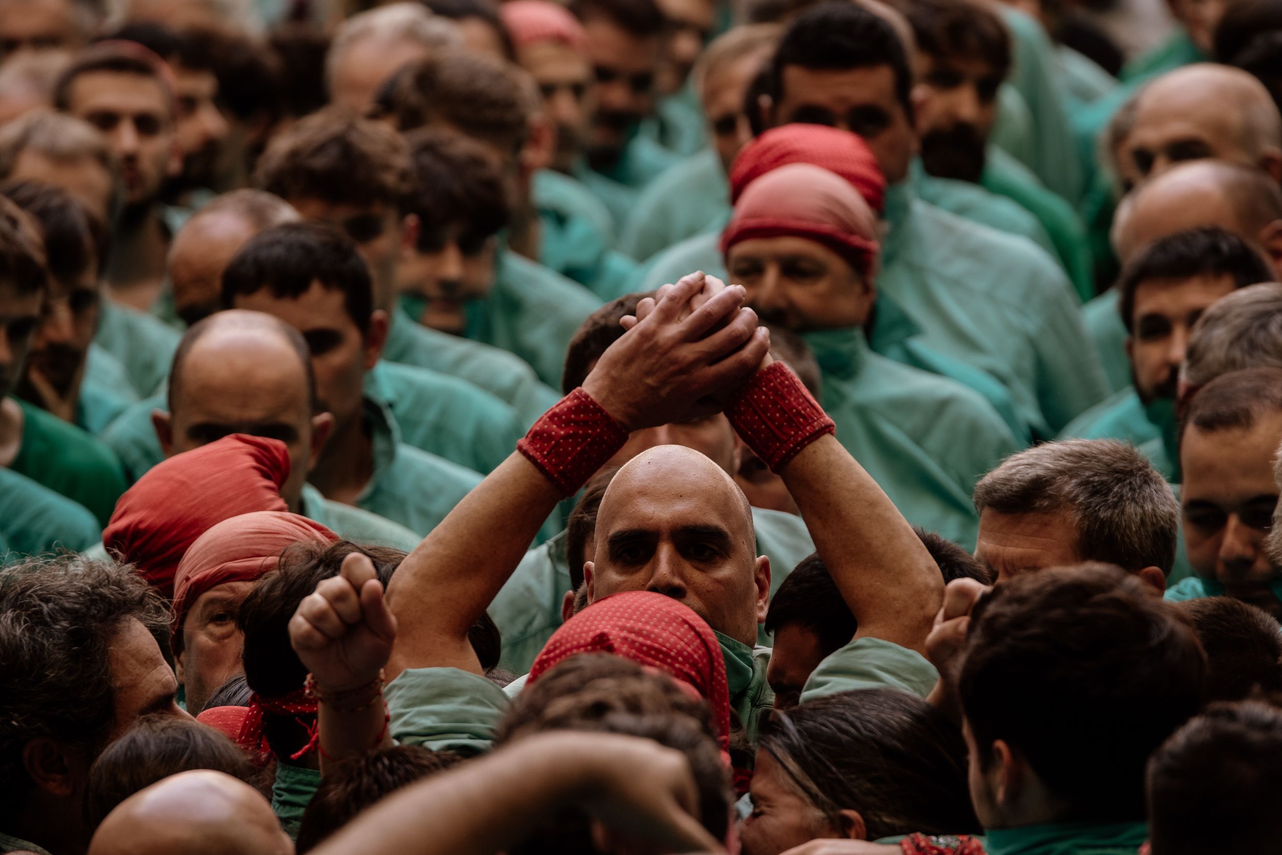 Les millors imatges de la jornada de diumenge del Concurs de Castells 2024